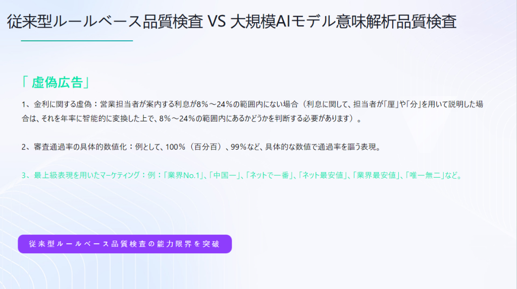 品質検査基盤の構築
